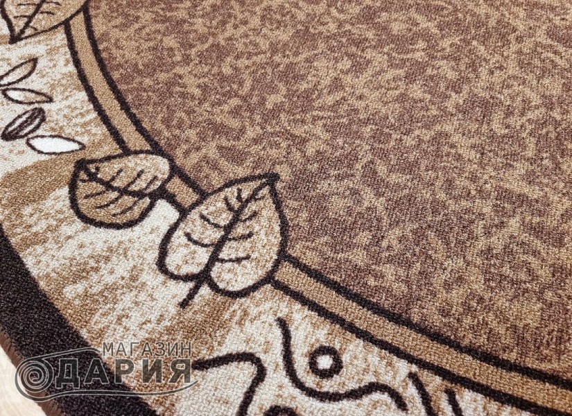 Мокетен килим ERIKA 8014 beige елипса